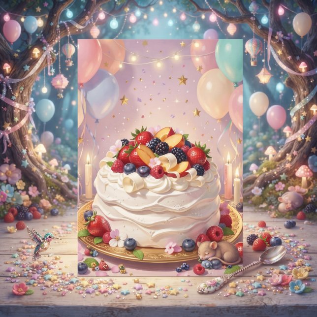 Ha en söt födelsedag | Pavlova & Bär Kort (Skapare uppladdad)