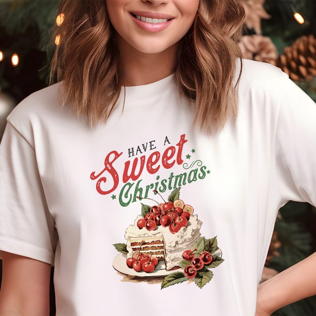 Ha en söt julkakaretrohögtid t shirt (Skapare uppladdad)