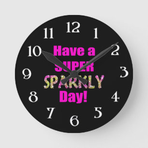 Ha en sparsam Toppen-dag! Rund Klocka