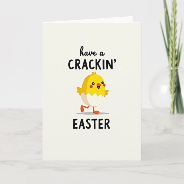 Ha en spräcklig påskkort kort (Framsida)