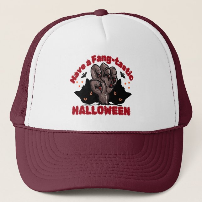 Ha en stil med Halloween Monster Hand-design Keps (Framsida)