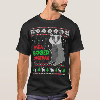 Ha en större julklapp, gullig sötare t shirt