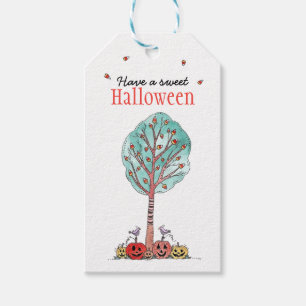 Ha en Sweet Halloween Presentetikett
