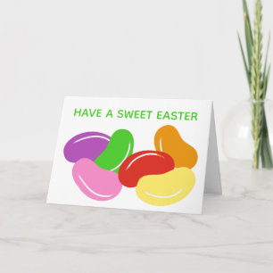 Ha en Sweet Påsk Jelly Beans Anpassningsbar Kort