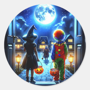 Ha en taloky Halloween Runt Klistermärke