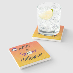 Ha en taloky Halloween Stone Underlägg