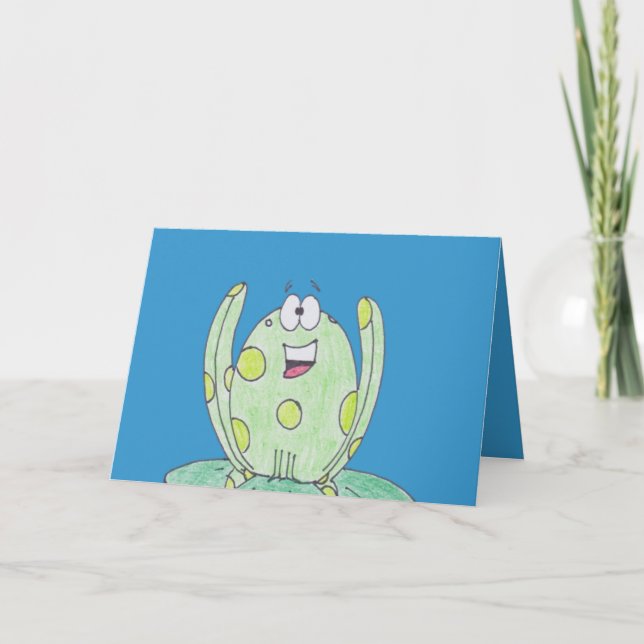 Ha en toadally Fantastisk Birthday Kort (Framsida)