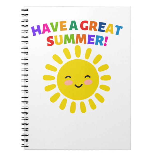 Ha en toppen sommar anteckningsbok (Framsidan)