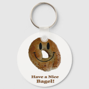 Ha en trevlig bagel! nyckelring
