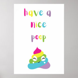 Ha en trevlig bak poster