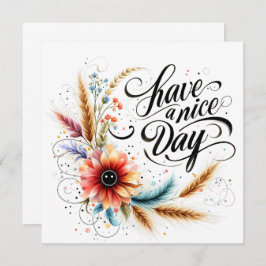 Ha en trevlig blommigt