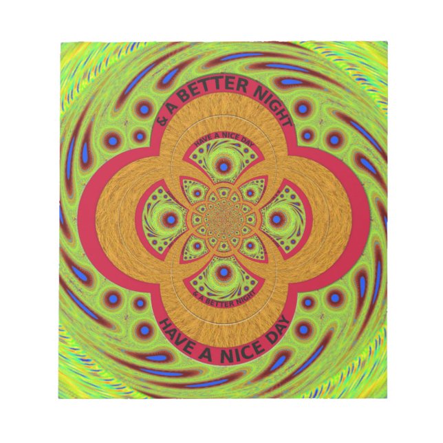 Ha en trevlig dag anteckningsblock (Framsida)