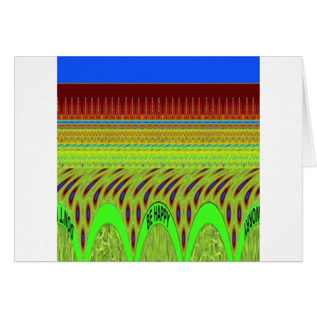 Ha en trevlig dag i Lycklig Hälsningskort (Framsidan Horizontal)