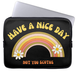 Ha en trevlig dag, inte du Scotus Retro Stil Laptop Fodral