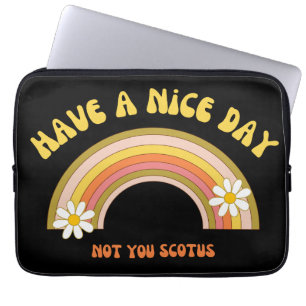 Ha en trevlig dag, inte du Scotus Retro Stil Laptop Fodral