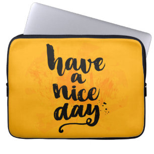 Ha en trevlig dag laptop fodral