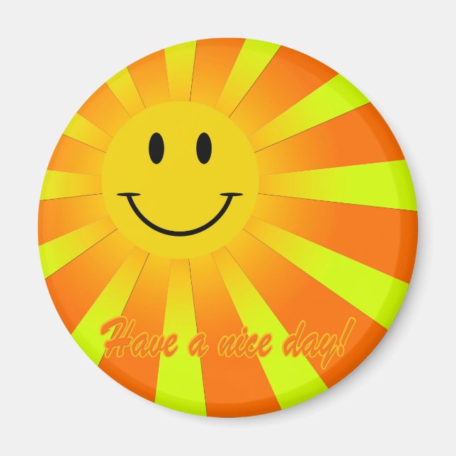 Ha en trevlig dag! magnet (Framsidan)