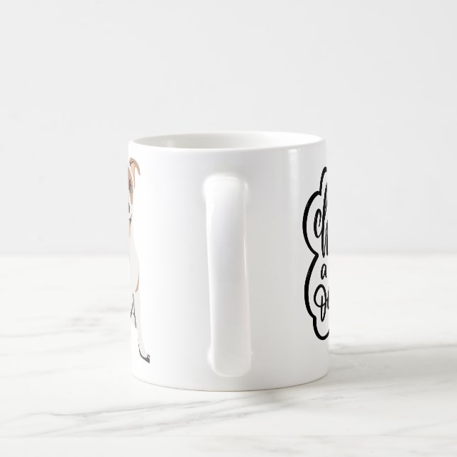 Ha en trevlig dag Mugg med hund (Handtag)