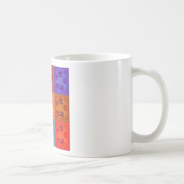 Ha en trevlig dag och bättre utskrift av popup-bil kaffemugg (Höger)