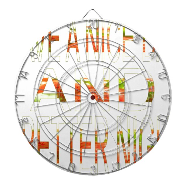 Ha en trevlig dag och en bättre nattbild darttavla (Framsidan)