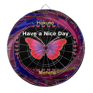 Ha en trevlig dag och en bättre nattfjäril. piltavla