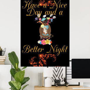 Ha en trevlig dag och en bättre nattsommartid poster