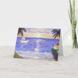 Ha en trevlig dag strand kort