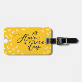 Ha en trevlig dagsäck-märkre bagagebricka