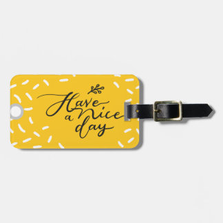 Ha en trevlig dagsäck-märkre bagagebricka