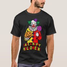 Ha en trevlig Halloween Vänlig clowndesign