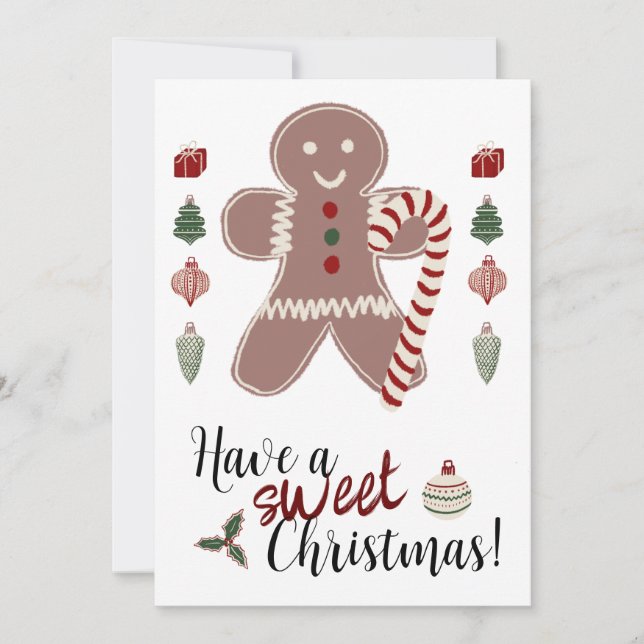 Ha en trevlig jul julkort (Framsida)