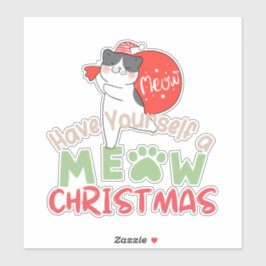 Ha en trevlig jul klistermärken