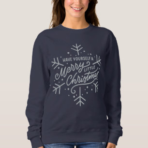 Ha en trevlig liten jul - snöflingan t shirt