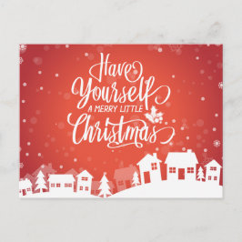 Ha en trevlig liten jul | vykort