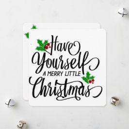 Ha en trevlig liten jultomte-Helgdag Julkort