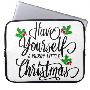 Ha en trevlig liten jultomte-Helgdag Laptop Fodral