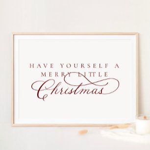 Ha en trevlig liten jultomte Helgdag Poster