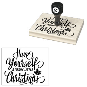 Ha en trevlig liten jultomte-Helgdag Stämpel