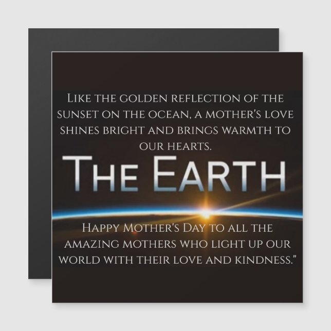 Ha en trevlig välsignad lycklig mors dag med kärle (Fram/baksida)