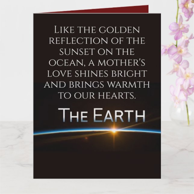 Ha en trevlig välsignad lycklig mors dag med kärle kort (Orkide)