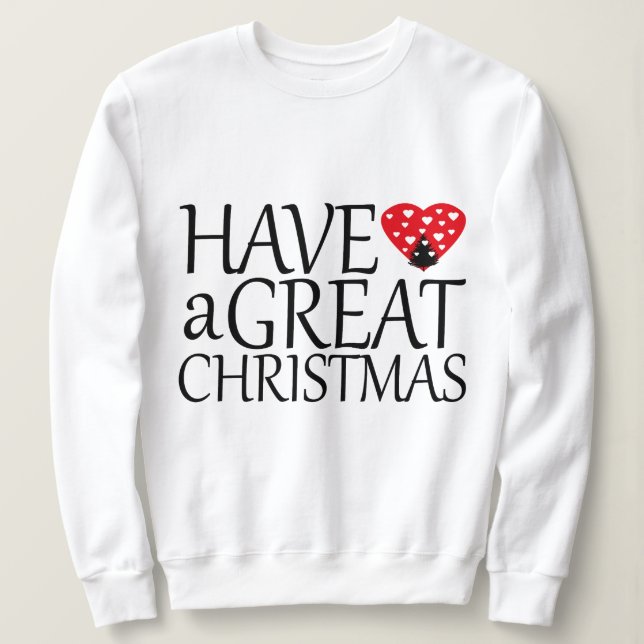 HA EN UNDERBAR CHRISTMAS T SHIRT (Design framsida)