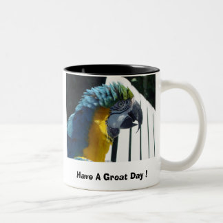 Ha en underbar dag! Macaw Två-Tonad Mugg