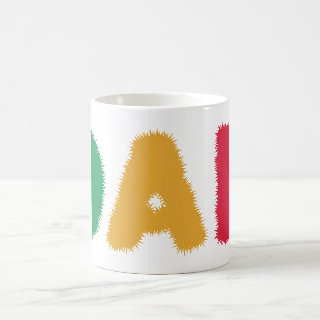 Ha en underbar dag, Pappa du förtjänar det! Kaffemugg (Center)