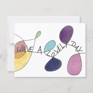 Ha en underbar dag vykort