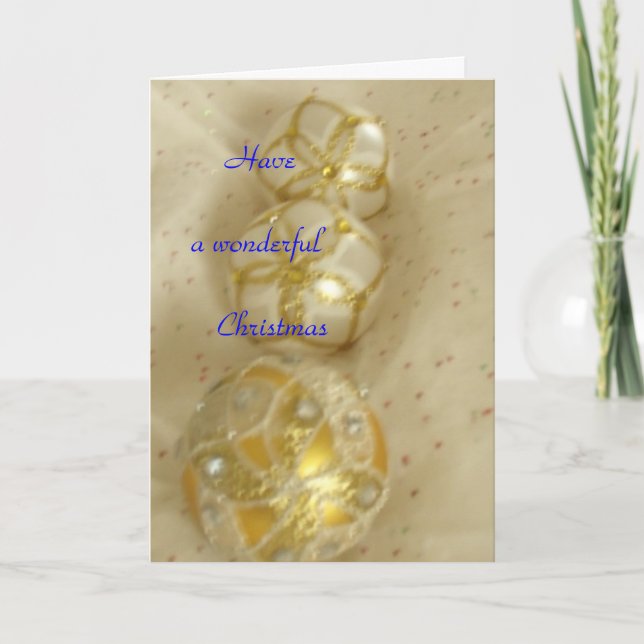 Ha en underbar jul helgkort (Framsida)