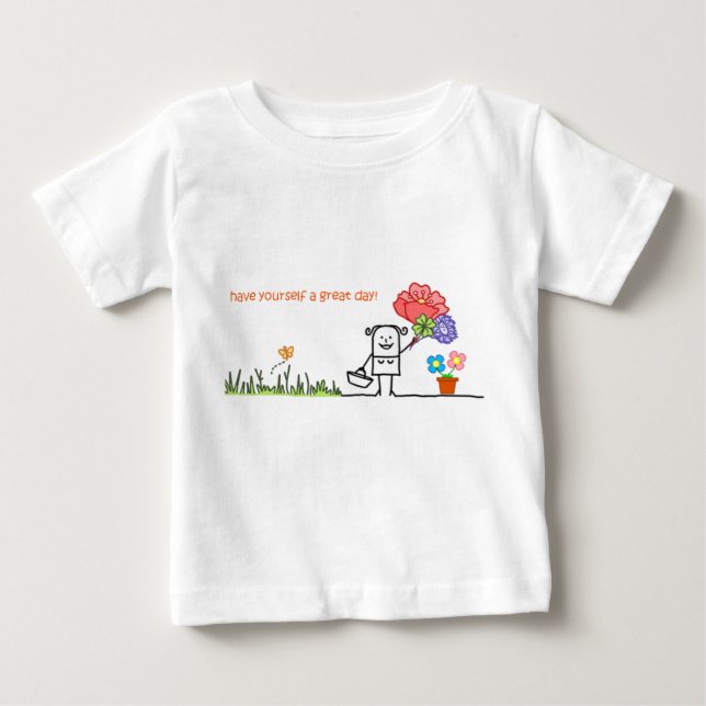 ha en Underbar Småbarn-sleeve T-skjorta T Shirt (Framsida)