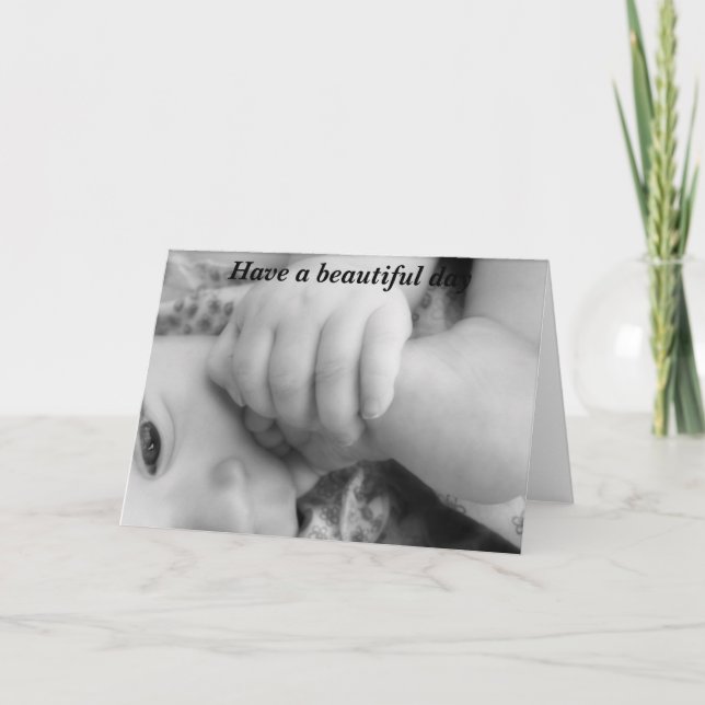 Ha en vacker dag, baby kort (Framsida)