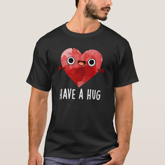 Ha en väldigt fin Mörk i Heart Pun BG T Shirt (Framsida)