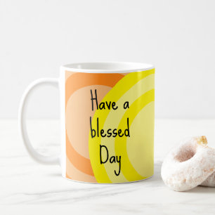 Ha en välsignad dag kaffemugg