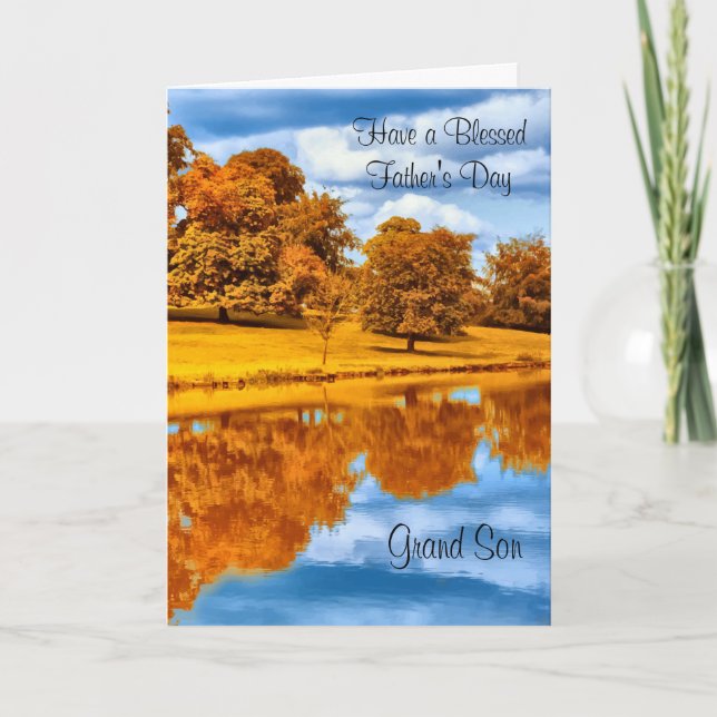 Ha en välsignad fars dag kort (Framsida)
